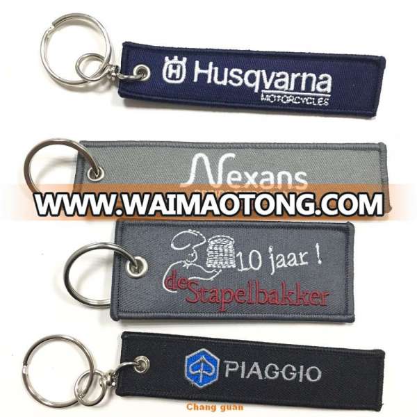 Promotioanal Embroidery Keychain, Souvenir Embroidery Keychain With Logo, Custom Embroidery Keychain Manufactures in China